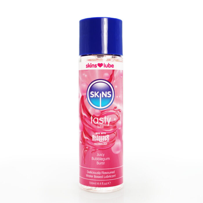 Skins Juicy Bubblegum Blast Waterbased Lubricant 130ml - Image 1