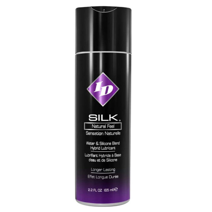 ID Silk Natural Feel Water Based Lubricant 2.2floz/65mls - Image 1