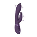 Vive Nilo Purple Pinpoint Rotating G Spot Rabbit - Image 3