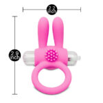 Cock Ring With Rabbit Ears Pink - Image 4