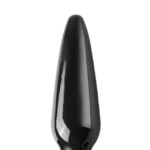 Tapered Black Anal Plug. Low cost basic butt plug