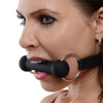 Master Series Mr. Ed Lockable Silicone Horse Bit Gag - Image 3