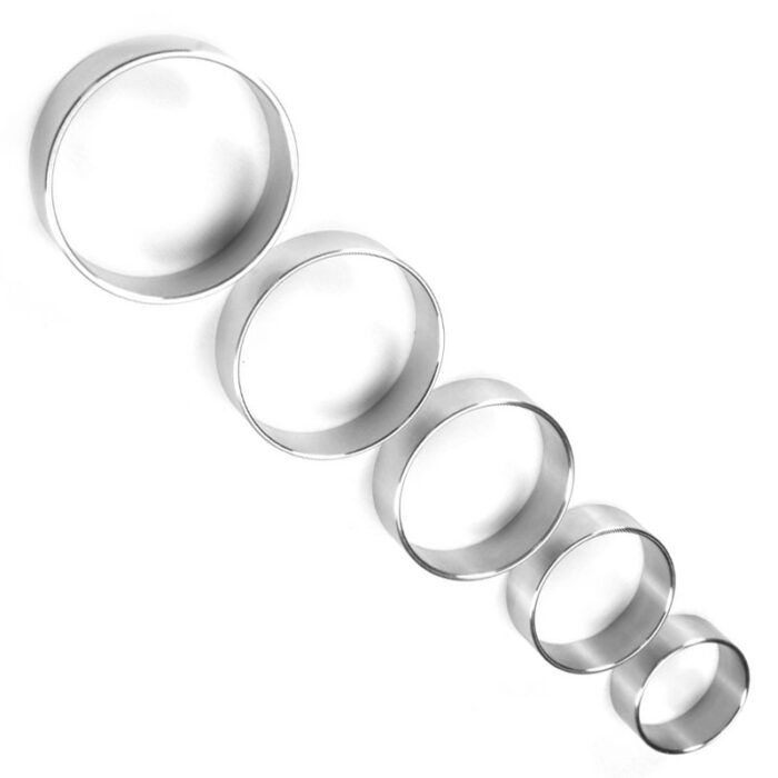 Thin Metal 1.5 inches Diameter Wide Cock Ring - Image 1
